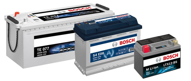 Mga Baterya ng Bosch